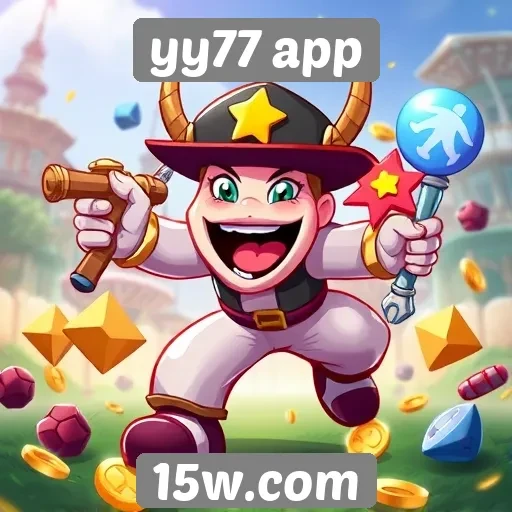 Variedade de jogos disponíveis no yy77 app